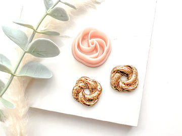 Vintage Stud | Button Stud Shaped Polymer Clay Cutter • Clay Cutter